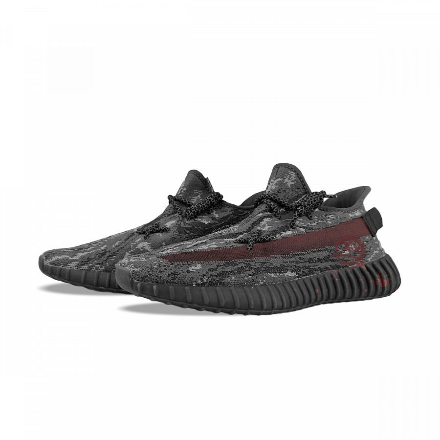 Adidas Originals Yeezy Boost 350 V2 Abrasion Resistant Low top Casual Shoes Unisex Black Red купить в интернет-магазине Yoocart с быстрой доставкой по России.