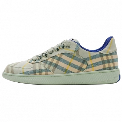 Burberry Terrace Low Top Skateboard Shoes Women's Green