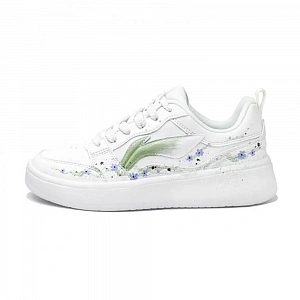 LiNing Acer Truncatum Coverage Abrasion Resistant Low Top Skateboard Shoes Women's Blue Green