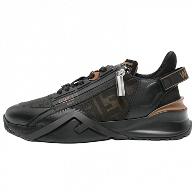 FENDI Flow Ff Jacquard Low Top Sneakers