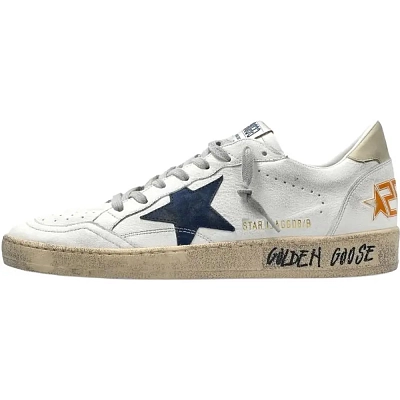 Golden Goose Ballstar Low top Skateboard Shoes Men's White
