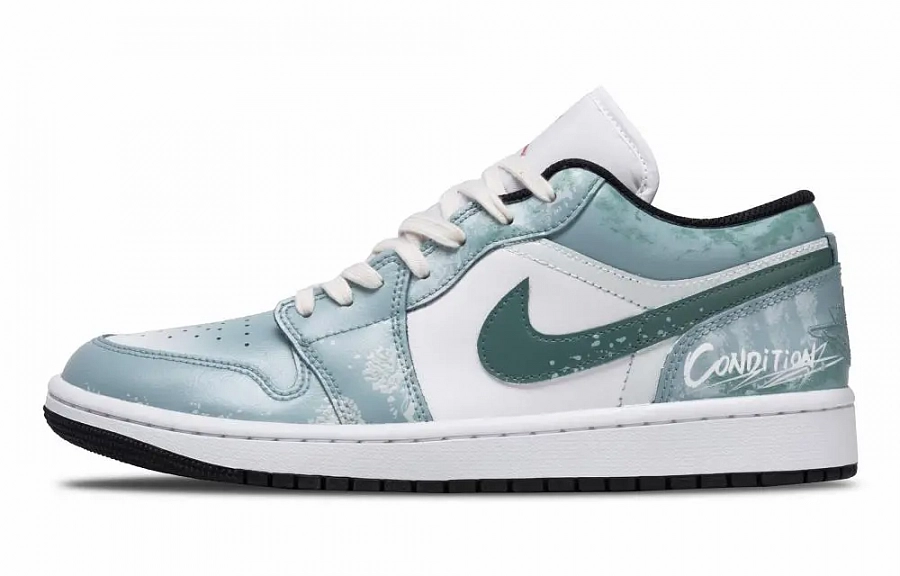 Jordan Air Jordan 1 Hidden Summer Abrasion Resistant Low top Vintage Basketball Shoes Unisex Green купить в интернет-магазине Yoocart с быстрой доставкой по России.