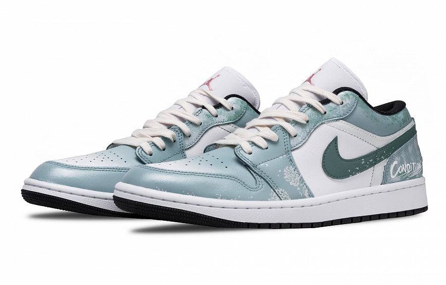 Jordan Air Jordan 1 Hidden Summer Abrasion Resistant Low top Vintage Basketball Shoes Unisex Green купить в интернет-магазине Yoocart с быстрой доставкой по России.