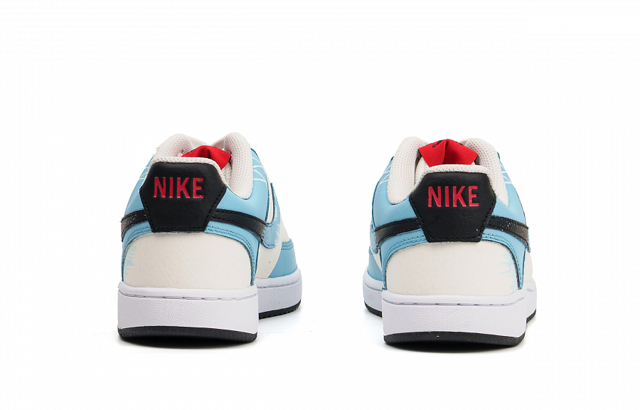 Nike Court Vision 1 Cushioning Low top Skateboard Shoes Men's White Blue купить в интернет-магазине Yoocart с быстрой доставкой по России.