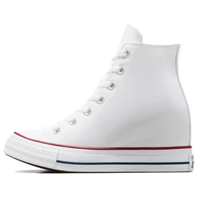 Converse Women's Chuck Taylor All Star Wedge Platform High 'White Red Navy' Women's