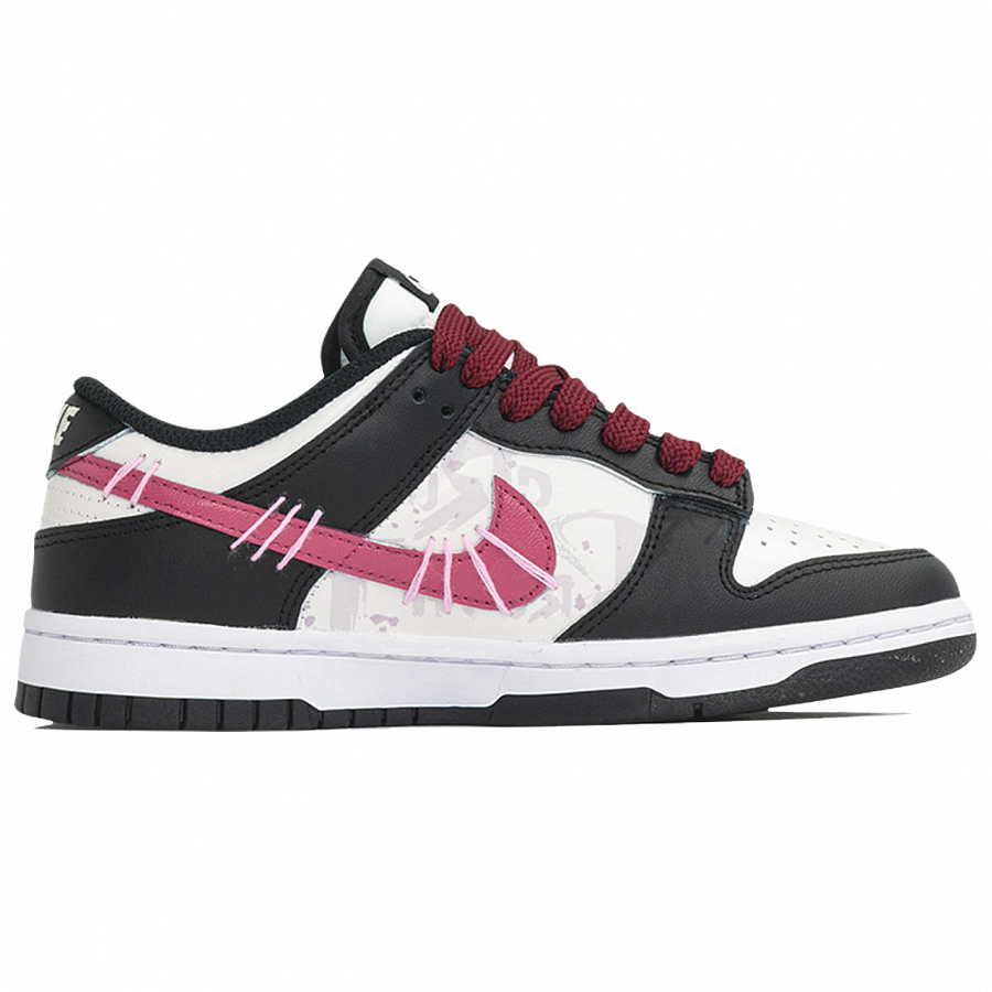 Nike Dunk Wan Hua Nong, Shuai, Shopping Bag Abrasion Resistant Low top Skateboard Shoes Unisex Black White Pink купить в интернет-магазине Yoocart с быстрой доставкой по России.
