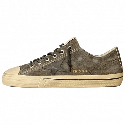 Golden Goose V Star Low Top Skateboard Shoes Men's Black
