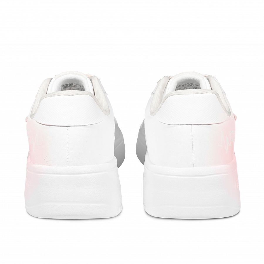 LiNing Pontoon Boats Anti Slip And Wear Resistant Height Increasing Low top Skateboard Shoes Women's Pink White купить в интернет-магазине Yoocart с быстрой доставкой по России.