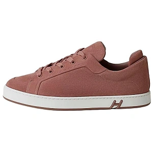 HERMES Kid Low Top Skateboard Shoes Women's Vintage Rose