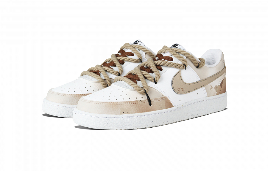 Nike Court Brown Bear Abrasion Resistant Low top Skateboard Shoes Unisex Tan купить в интернет-магазине Yoocart с быстрой доставкой по России.