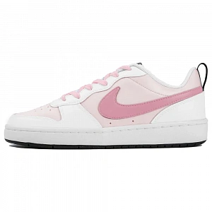 Nike Court Borough Low 2 Low top Skateboard Shoes GS White Pink