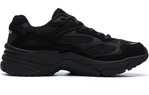 FILA FUSION Catapult Abrasion Resistant Breathable Low top Chunky Sneakers Women's Black 1 4115474