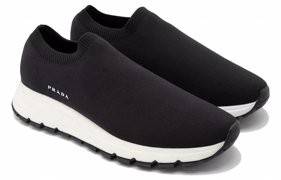 PRADA Low top Casual Shoes Men's Black купить в интернет-магазине Yoocart с быстрой доставкой по России.