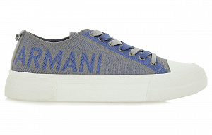 EMPORIO ARMANI Low top Skateboard Shoes Men's Gray 1 4119363