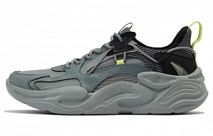 361° Surge Surging Anti-Slip Wear-Resistant Low-Top Chunky Sneakers Men's Gray Black