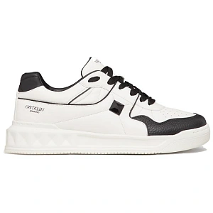 Valentino One Stud Low 'White Black' 1 4125640