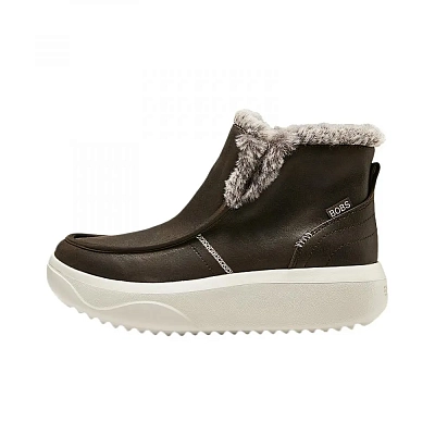 Skechers Short Snow Boots Women's Brown