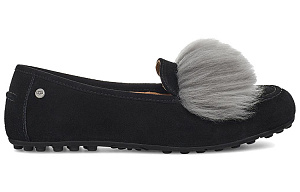 UGG California Loafer Kaley Wisp Ts 'Black Gray' Women's 1 4127152