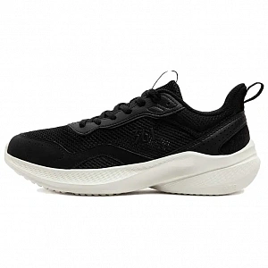 361° Breathable Lightweight Rebound Low Top Training For Long Distance Running Shoes Women's Black White