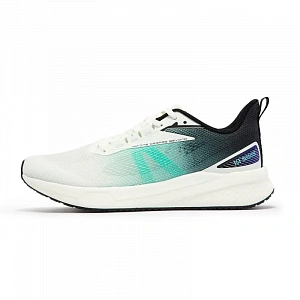 361° Cushioned Slip-Resistant Lightweight Low-Top Casual Running Shoes Men's White Green