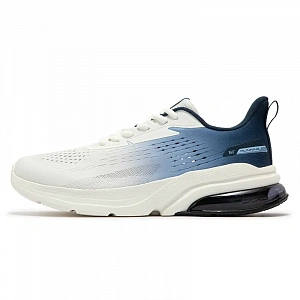 361° Cushioning And Breathable Low Top Running Shoes Men's White Blue