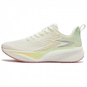361° Swift Wind Ⅵ Anti Slip Wear Resistant Low Top Casual Running Shoes Women's White Green