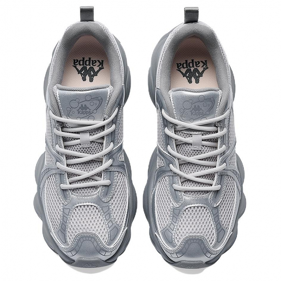 Kappa SERIES Abrasion Resistant Rebound Low Top Running Shoes Unisex Silver купить в интернет-магазине Yoocart с быстрой доставкой по России.
