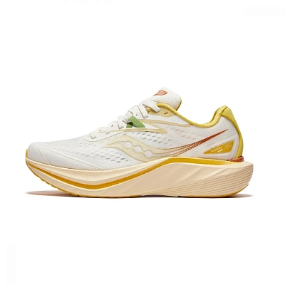 Saucony Slay 2 Breathable, Lightweight Cushioning Low Top Running Shoes Unisex Beige Yellow