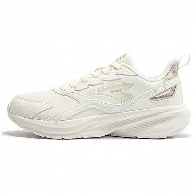361° Abrasion Resistant Shock Absorbers Low Top Casual Running Shoes Women's White Beige