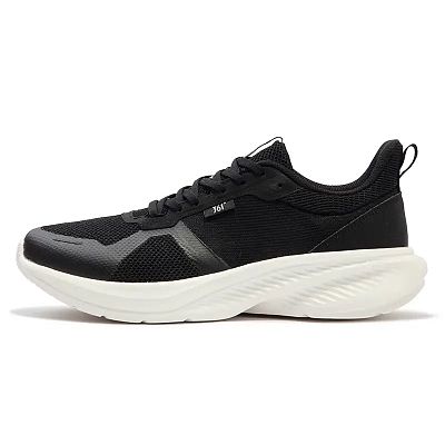 361° Cushioning Breathable Low-Top Casual Running Shoes Men's Black White