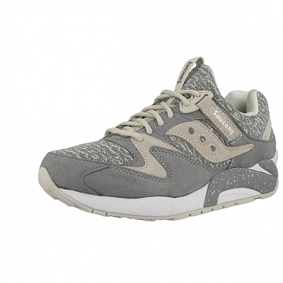 Saucony Grid 9000 Anti Slip Wear Resistant Low Top Running Shoes Unisex Gray