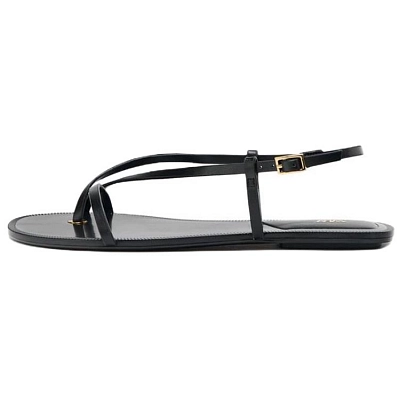 ZARA One Strap Sandals Women's Black