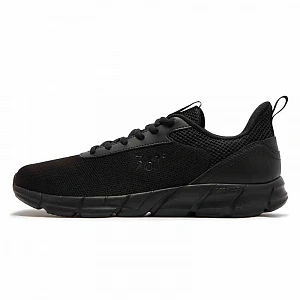 361° Anti-Slip Wear-Resistant Low-Top Casual Running Shoes Men's Obsidian Black