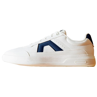 Anta Slip Resistant Shock Absorbers Low top Skateboard Shoes Women's White Blue