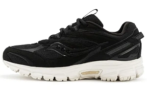 Saucony Cohesion 2K Shock Absorbers Slip Resistant Abrasion Resistant Low Top Running Shoes Unisex Black White