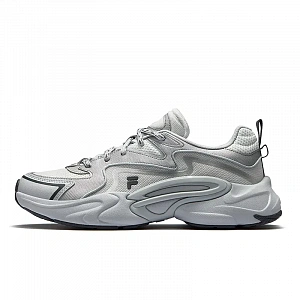 FILA FUSION FORCE DX Breathable Low Top Running Shoes Men's Space Silver