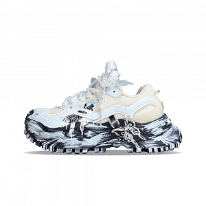 FILA FUSION BIANCO Blue Butterfly Low Top Casual Shoes Women's Light Blue