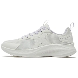 361° Abrasion Resistant Breathable Low Top Casual Running Shoes Women's White Purple