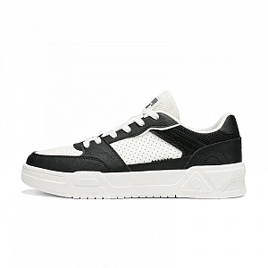 361° Anti Slip And Wear Resistant Breathable Low Top Skateboard Shoes Men's White Black