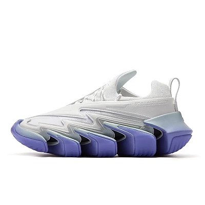 FILA FUSION SAWTOOTH Tooth Casual Shoes Men's White On White/Nightfall Gray