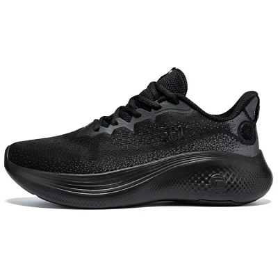 361° Anti-Slip And Wear-Resistant Coverage Low-Top Sprint Running Shoes Men's Black Gray
