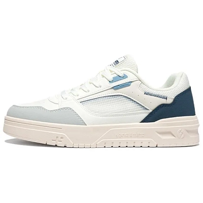 361° Lightweight And Breathable Low Top Skateboard Shoes Men's White Blue