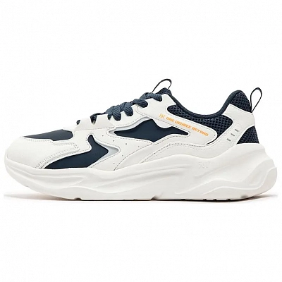 361° Life Collection Anti Slip Wear Resistant Low Top Casual Shoes Men's White Blue