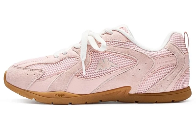 Kappa Inter City Commute Back to Back Wear resistant And Lightweight Low top Skateboard Shoes Women's Pink