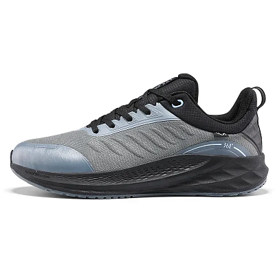 361° Rain Block 6.0 Cushioned Slip Resistant Low Top Casual Running Shoes Men's Gray Black