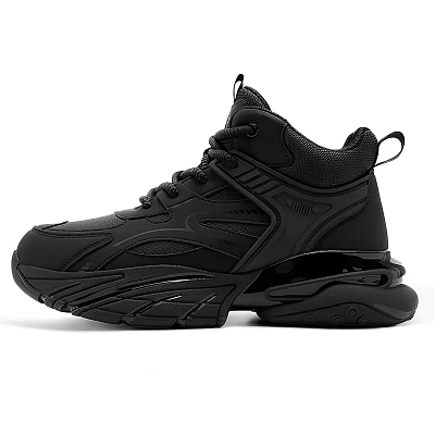 JEEP SPIRIT High Top Outdoor Shoes Men's Graphite Black