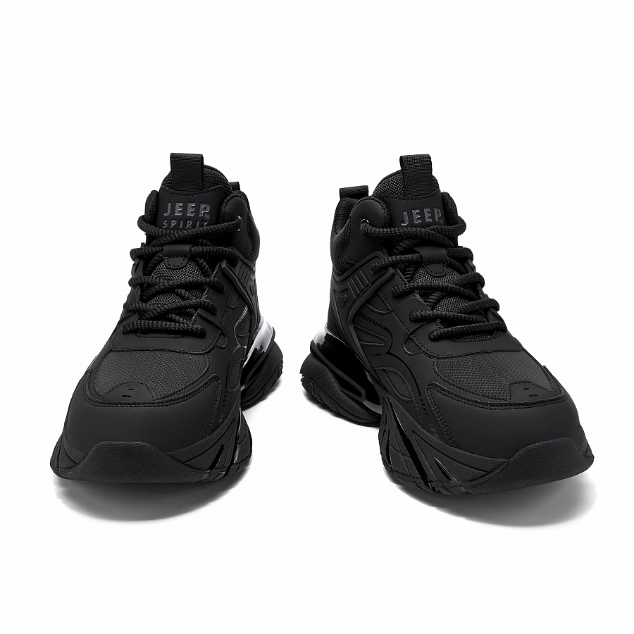 JEEP SPIRIT High Top Outdoor Shoes Men's Graphite Black купить в интернет-магазине Yoocart с быстрой доставкой по России.
