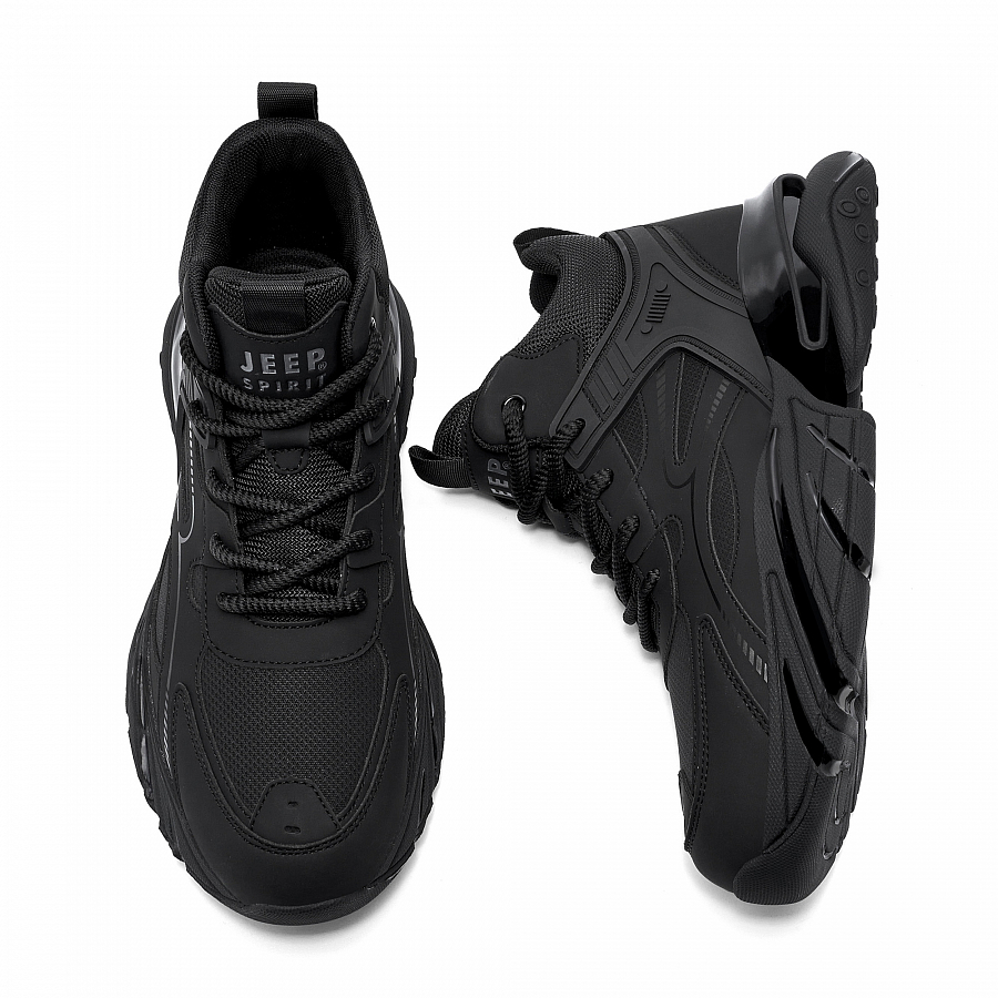 JEEP SPIRIT High Top Outdoor Shoes Men's Graphite Black купить в интернет-магазине Yoocart с быстрой доставкой по России.