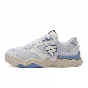 FILA FUSION KICK Wear-Resistant Low-Top Skateboard Shoes Women's White Gray