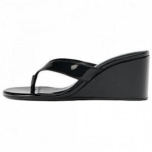 ZARA Abrasion Resistant Flip Flops Women's Black